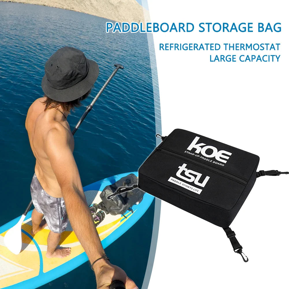 1-4pc Portable SUP Storage Bag — Lightweight Sealed Zipper Bag with Fixing Buckle for Kayak & Paddle Board Accessories