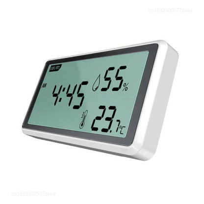 New Xiaomi Electronic Thermometer Hygrometer Weather Station: High Precision with Table Clock Function - Mini LCD Thermometer Tools