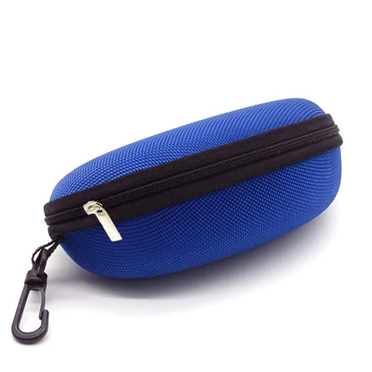 Hard Zipper Sunglasses & Reading Glasses Case - Durable Carry Bag for Travel & Storage, New