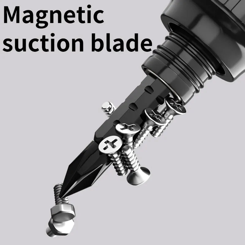 13-in-1 Ratchet Screwdriver Set with Short Handle - Cross Groove Drill, Telescopic Dual Purpose, Chrome Vanadium Steel Repair Tools