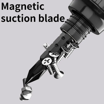 13-in-1 Ratchet Screwdriver Set with Short Handle - Cross Groove Drill, Telescopic Dual Purpose, Chrome Vanadium Steel Repair Tools