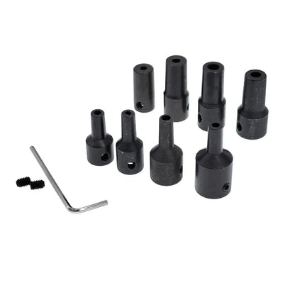 JT0 B10 B12 Adapter Connecting Rod – Steel & Copper Drill Chuck Shaft Sleeve, 4mm to 12mm Coupling