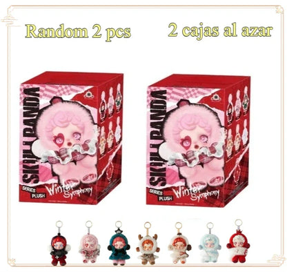 Skullpanda Winter Music Series Blind Box Plush Keychain – Cute Action Figure Toy Gift