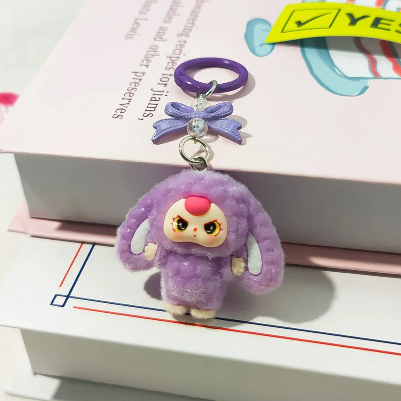 Cartoon Key Ring – Cute Backpack Pendant Gift for Students and Couples