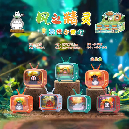 New Hayao Miyazaki Wind Spirit Luminous Night Light – Japanese Animation Blind Box Desktop Decoration