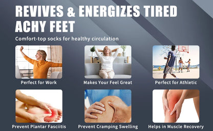 3 Pairs Compression Socks 30 mmHg — S-XXL Medical Socks for Edema, Diabetes & Varicose Veins