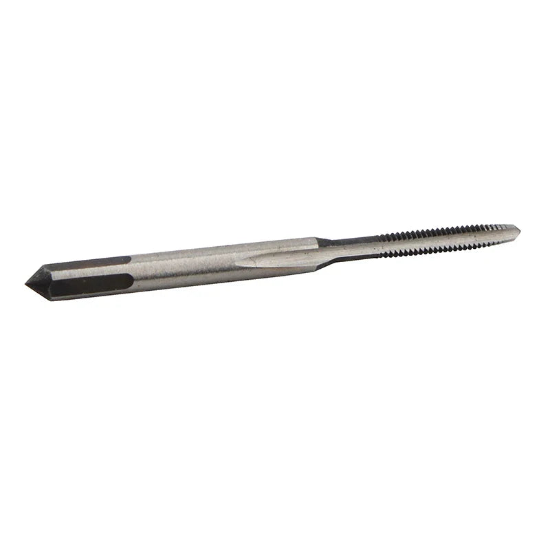 2pcs M1-M1.6 Mini Thread Tap Drill — Straight Flute Metric Screw Hole Tap for Eyeglasses Repair
