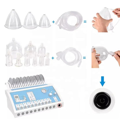 Bum Suction Machine — Infrared Heat EMS Vacuum Massager for Body Shaping & Muscle Stimulation at Home or Salon