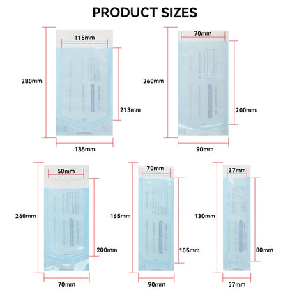 MAMBA Disposable Self-Sealing Sterilization Pouches – 10/20PCS Self-Adhesive Clean Bags for Tattoo Supplies