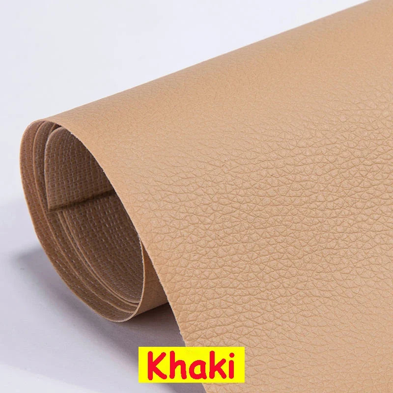 Large PU Leather Repair Patch Roll - Self-Adhesive Faux Leather Repair Tape for Sofa & Car Seats