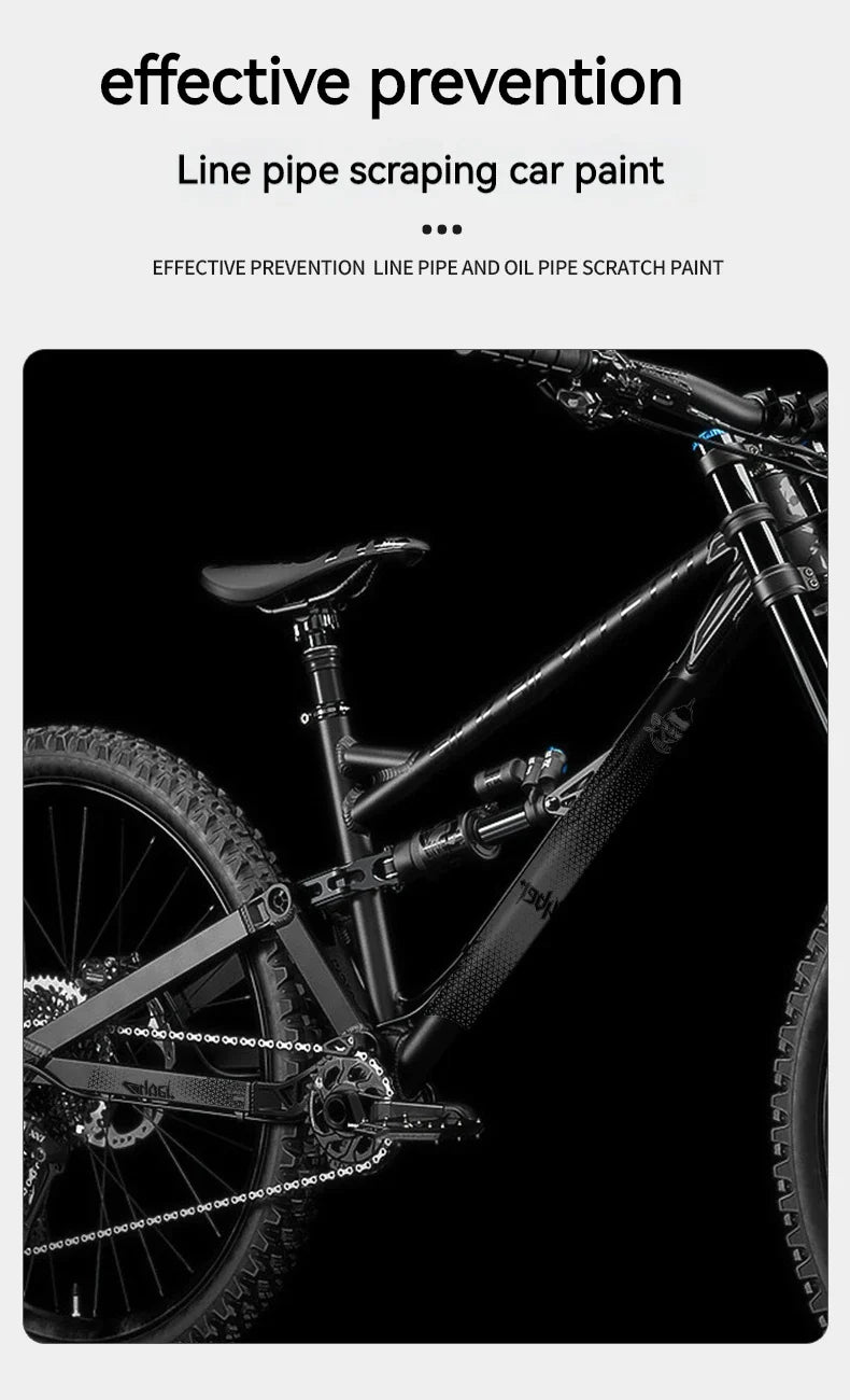 ENLEE Bicycle Frame Protection Sticker – Removable Anti-Scratch Tape for MTB Down Tube, Cycling Accessories