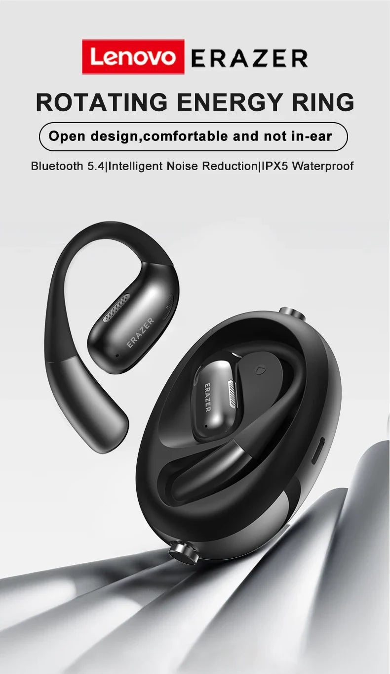 ERAZER XF31 AI Translator Earphones - Bluetooth Translation Earbuds, Sleep ASMR Headset, DIY APP, Wireless Open-Back Headphones