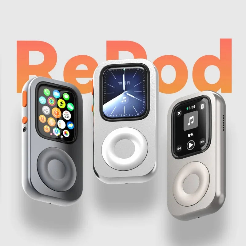 3D Aluminum Alloy Retro iPod Style Protective Case – Apple Watch Series 7/8/9/10 Function Expansion