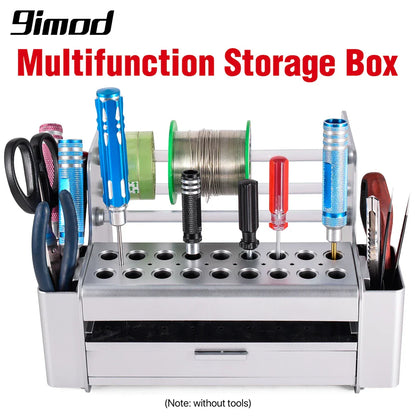 9IMOD Screwdriver Storage Rack – Multifunctional Organizer for RC Repair Tools, Hex & Cross Driver Desktop Stand