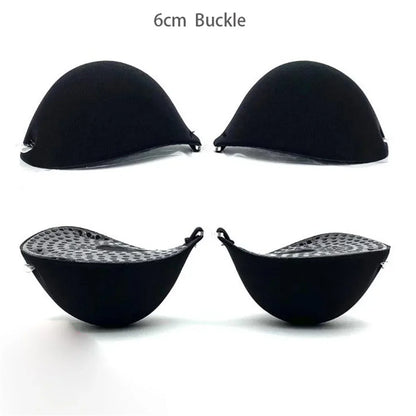 Thick Invisible Silicone Bra Stickers – Chest Enhancer for Flat Chest, Bridal & Wedding Dress, 2.5CM/5CM/6CM Options