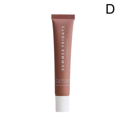 Summer Fridays Vanilla Beige Lip Balm Set – Moisturizing Lip Gloss & Transparent Lipstick with Soft Tube & Mirror