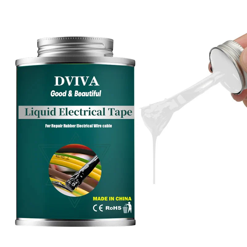 15-300ml Liquid Electrical Tape | Waterproof Insulating Adhesive for Wires, Cables & Home Use