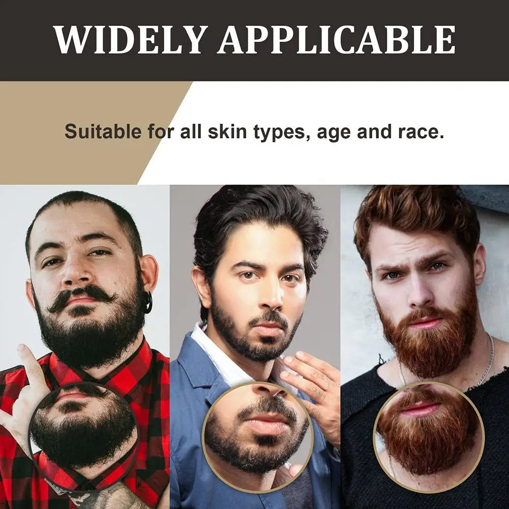 30ml Beard Growth Oil Serum for Men – Nourishing Beard Care Oil to Soften, Strengthen, Style & Promote Healthy Beard Growth