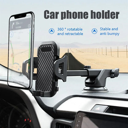 NEW Universal Sucker Car Phone Holder – 360° Windshield & Dashboard Mobile Cell Support Bracket for Smartphones