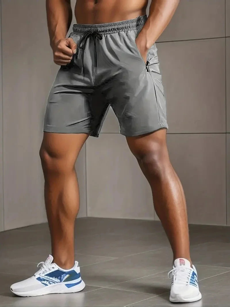 UETEEY Men’s Summer Shorts — Gym, Running & Fitness Quick-Dry Workout Pants