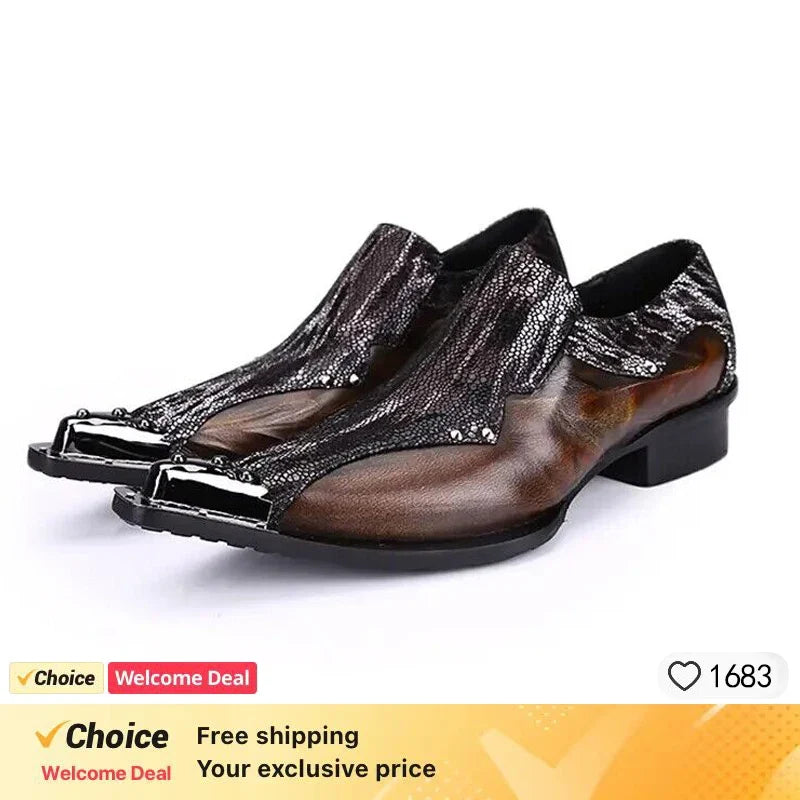 Men's White Gold Toe Oxford Slip-On Loafers - Luxury PU Leather Formal Dress Shoes for Weddings & Parties, Sizes 38-49