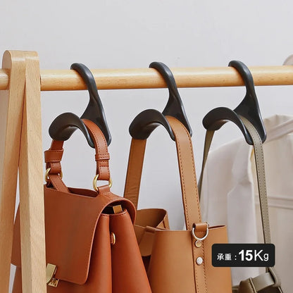 5 Piece Bag Hanger Hook Set - Handbag, Hat, Scarf Storage Rack, Wardrobe Backpack Hook, Handbag Holder