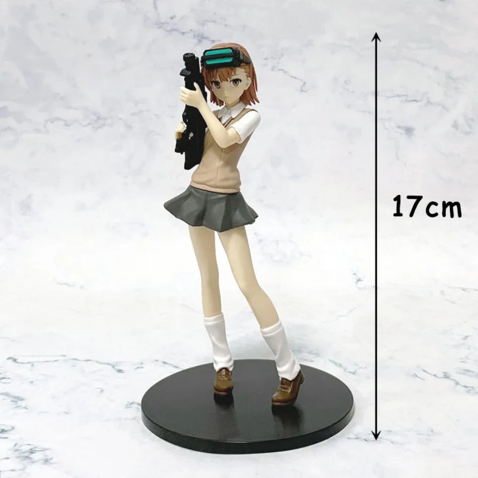 17cm Misaka Mikoto Anime Figure — A Certain Magical Index & Railgun PVC Action Toy, Cartoon Collectible Gift