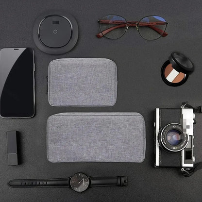 Digital Portable Organizer Case – Travel Storage Bag for Headphones, Chargers, USB Cables & Accessories