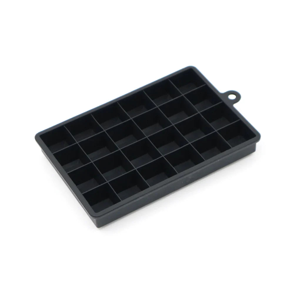 Silicone Ice Cube Mold – 15/24 Grid Square Trays with Lids for Ice Cream, Cold Drinks, Whiskey & Cocktails