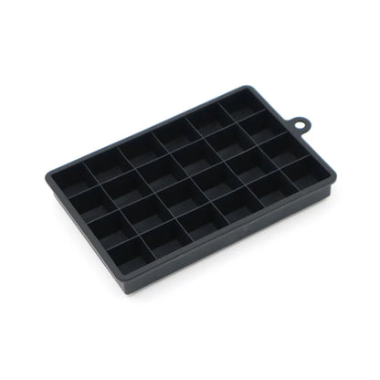 Silicone Ice Cube Mold – 15/24 Grid Square Trays with Lids for Ice Cream, Cold Drinks, Whiskey & Cocktails