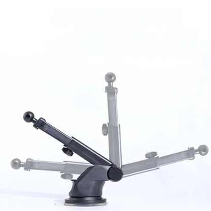 17mm Silicone Car Suction Cup Mount - Rotating Telescopic Phone Holder Bracket