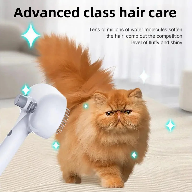 Pet Grooming Comb Spray - Remove Floating Hair, Prevent Static Electricity for Long-Haired Dogs and Cats, Styling Aid
