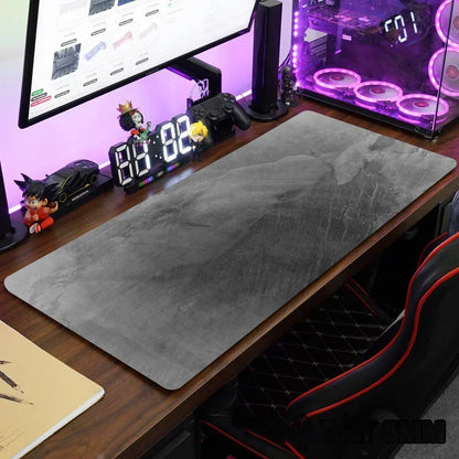Large 900x400mm XXL Overlock Desk Mat – Grey Gaming Mouse Pad & Keyboard Mat for Desktop Accessories