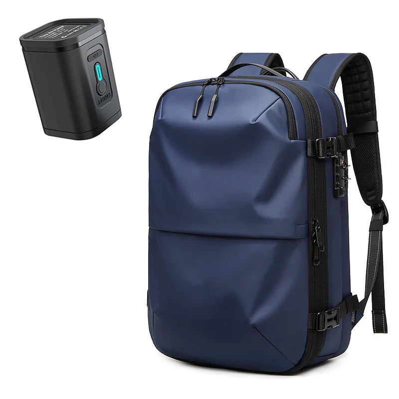 Men's Travel Backpack – Vacuum Compression, 17-Inch Laptop Backpack, Large Capacity Business & School Backpack, Expanded Hiking Bag