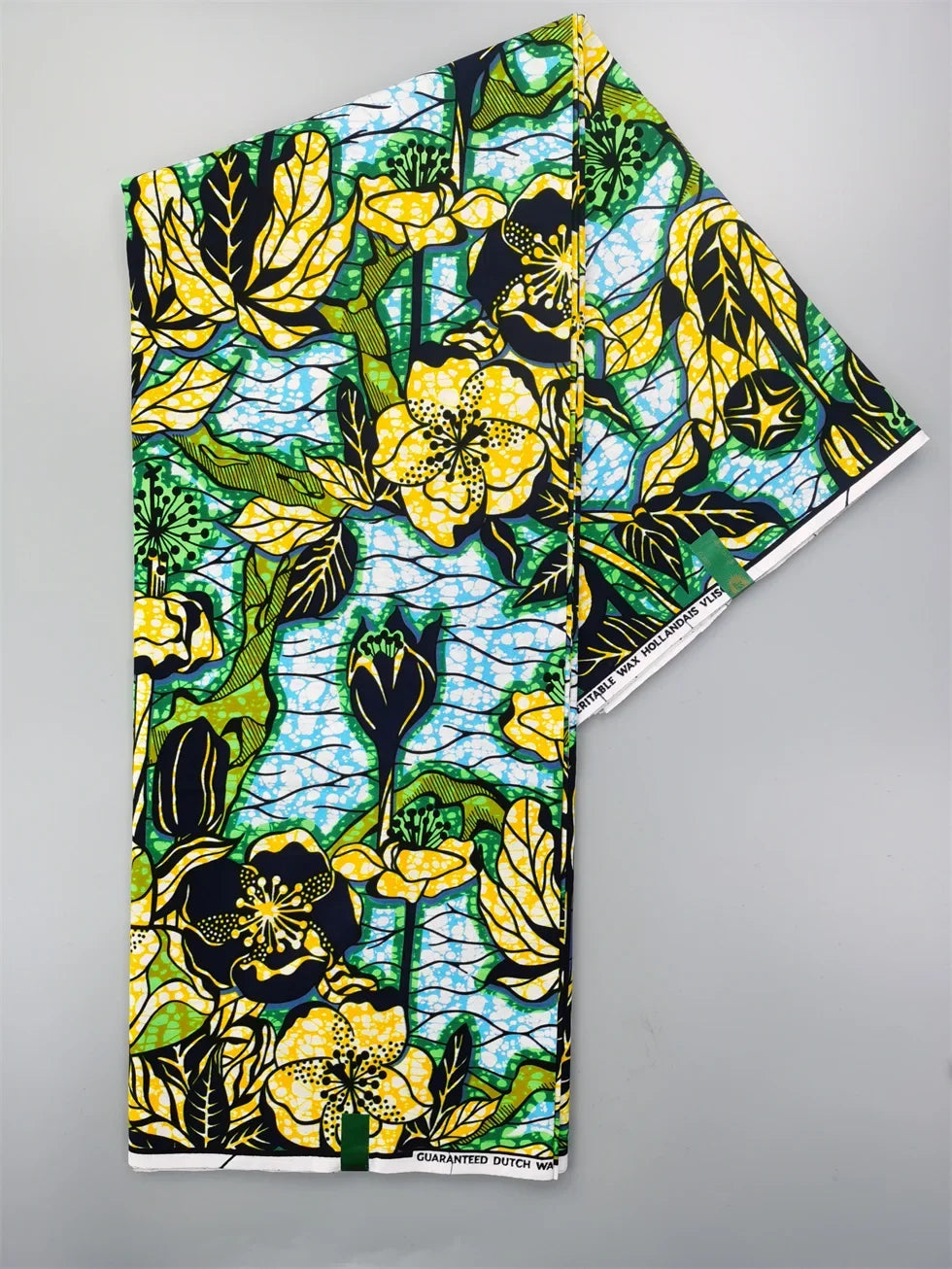 African Wax Fabric - Cotton Nigerian Ankara Batik Block Print Sewing Cloth