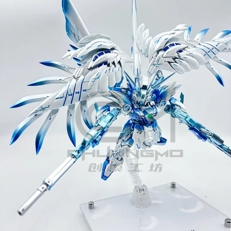 MGSD Wing Zero Glacier Blue Limited Edition – Mech Assembly Model Kit, Action Figures & Collectible Puzzle Toy for Boys