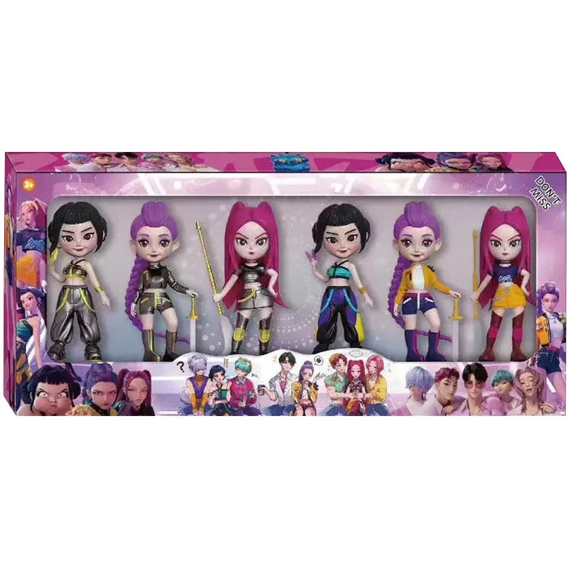 2026 NEW Kpop Devil Hunter Rumi, Zoe & Mira PVC Anime Figures – Desktop Collectible Trinkets & Children’s Gift