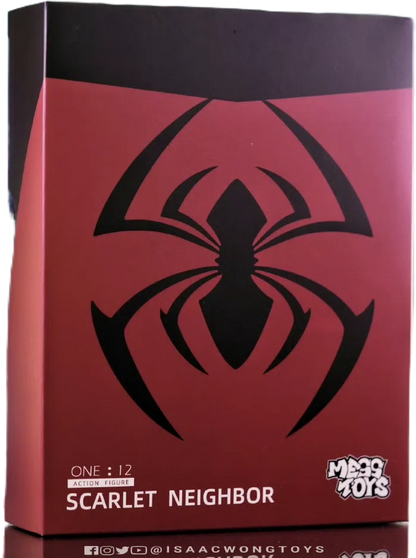 Mess Toys Scarlet Spider Action Figure – Kaine Parker Black Suit Symbiote Anime Collectible Toy Gift