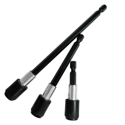 3PC Hexagonal Quick Release Self-locking Extension Rod Set - Electric Drill Driver Screwdriver Extension Tools