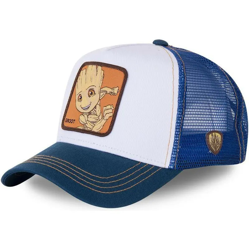 Marvel Superhero Baseball Cap – Spider-Man, Iron Man, Hulk, Captain America, Venom & Rocket Raccoon Anime Sports Leisure Hat