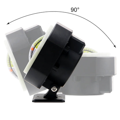 High-Precision Car Inclinometer & Compass — Built-in LED Slope Meter, Vehicle Angle & Gradient Level
