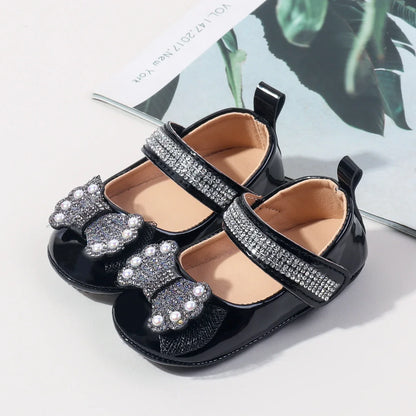 Baby Princess First Walking Shoes - Anti-Slip Learning Walker Shoes for Ages 0-1