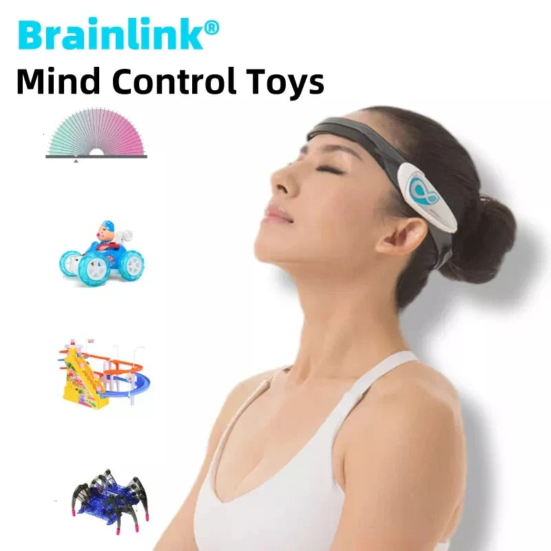BrainLink Lite EEG Headband — Smart Brainwave Biofeedback Toy for Kids with Mind Control and Educational SDK