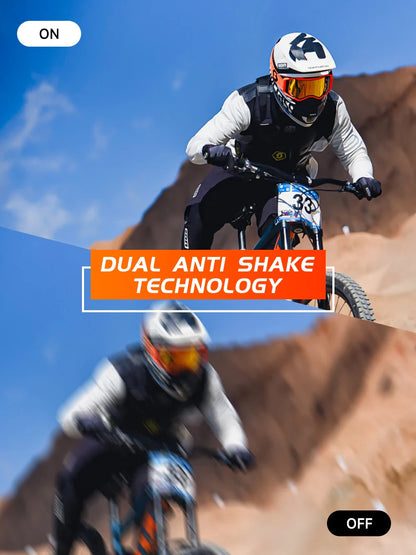 SJCAM C110+ 4K Action Camera – 30fps, 6-Axis GYRO, WiFi Remote, 1050mAh, Portable Sports DV for Helmet & Motorcycle