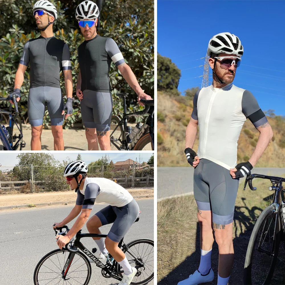 YKYWBIKE Men's Cycling Bib Shorts - Outdoor Bike Ride Padded Tights, 6 Hours Comfort, MTB Cycling Clothing for Men