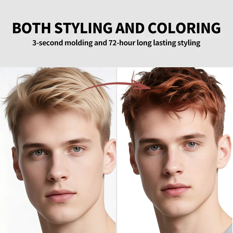 13-Color Halloween Hair Wax – 50g/120g DIY Temporary Hair Dye Cream for Party, Cosplay, Men & Women