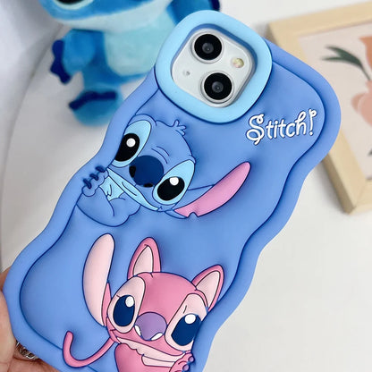 Stitch Soft Silicone Phone Case — Cartoon Cover for Samsung Galaxy A03S/A04E/A14-A16/A25-A36/A52-A56/S20-S25 Ultra & Plus