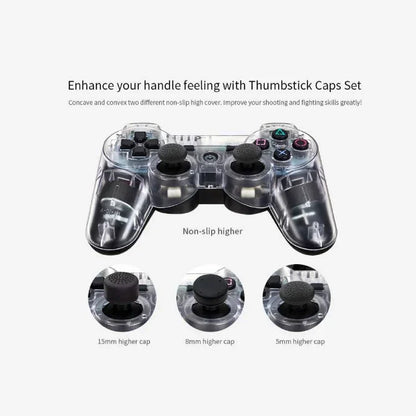 Wireless Transparent Dual Shock Controller for PS3 – Sixaxis Gamepad for Sony PlayStation 3 Console
