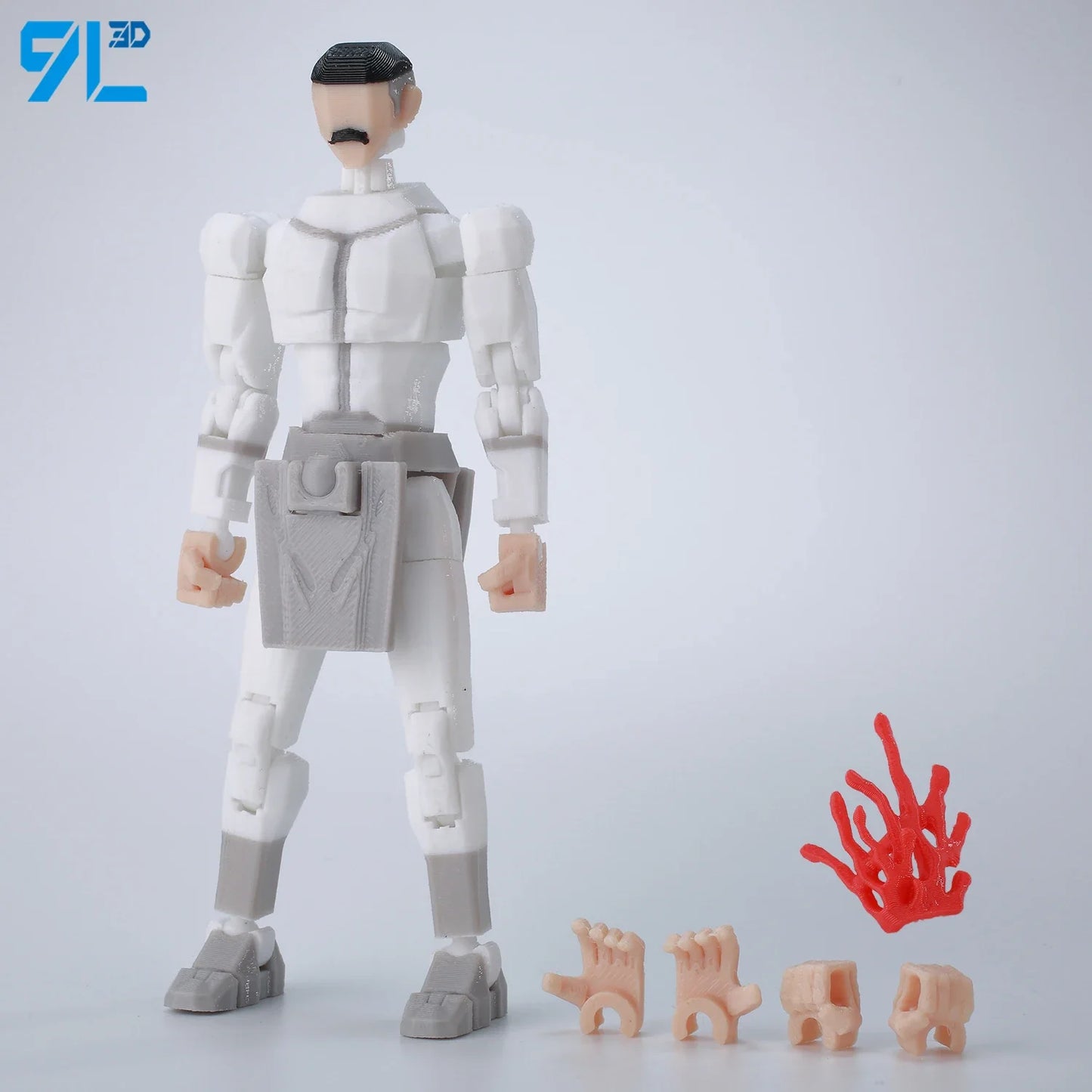 9L3D Superman & Batman Action Figures – Multi-Jointed Poseable LUCKY13 Titan13 Collectible Hero Toys
