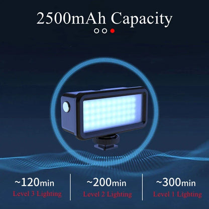 Waterproof LED Diving Fill Light — Compatible with GoPro Hero 12, 11, 10, 9 & DJI Action 3 Cameras, 40M Underwater Video Lamp